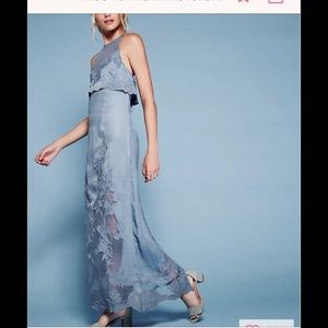 Free People Moonchild Embroidered Maxi Dress